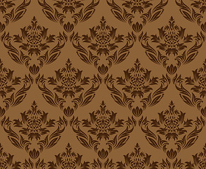 Image showing seamless damask pattern