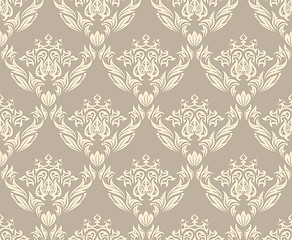 Image showing seamless damask pattern