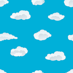 Image showing seamless cloud background