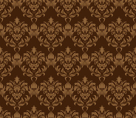 Image showing seamless damask pattern