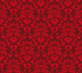 Image showing seamless damask pattern