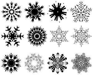 Image showing snowflakes