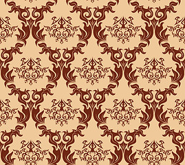 Image showing seamless damask pattern