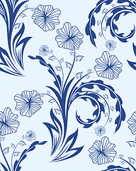 Image showing seamless floral pattern