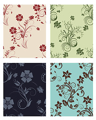 Image showing seamless floral pattern