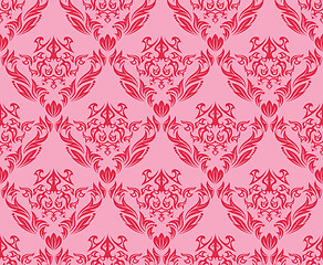 Image showing seamless damask pattern