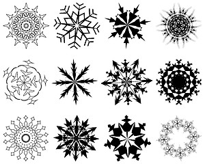 Image showing snowflakes