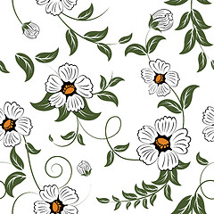 Image showing seamless floral pattern