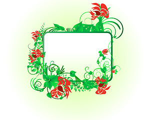 Image showing floral background