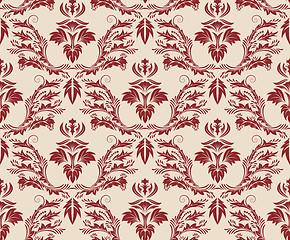 Image showing seamless damask pattern