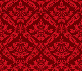 Image showing seamless damask pattern