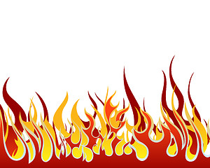 Image showing fire background