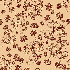 Image showing seamless floral pattern