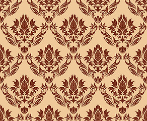 Image showing seamless damask pattern