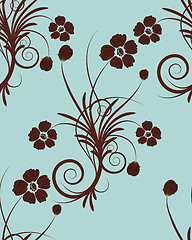 Image showing seamless floral pattern