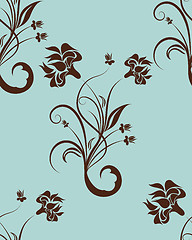 Image showing seamless floral pattern