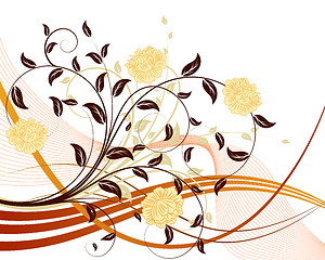 Image showing floral background