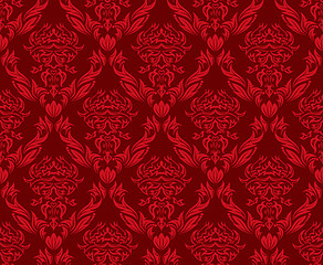 Image showing seamless damask pattern