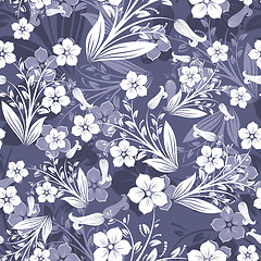 Image showing seamless floral pattern