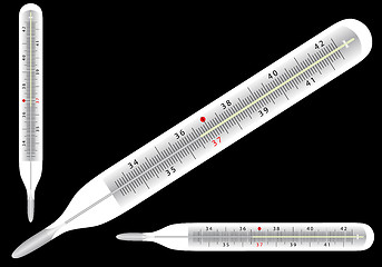 Image showing thermometer icons