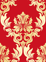 Image showing seamless damask pattern