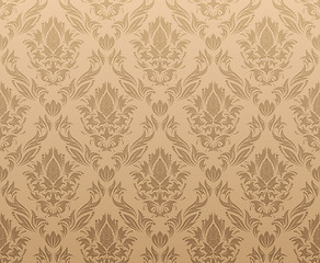 Image showing seamless damask pattern