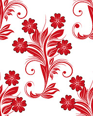 Image showing seamless floral pattern