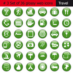 Image showing icon set #3 travel