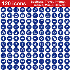 Image showing 120 icon set