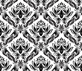 Image showing seamless damask pattern