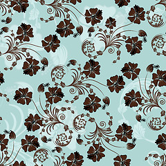 Image showing seamless floral pattern