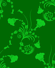 Image showing seamless floral pattern