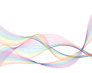 Image showing colourful lines