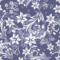 Image showing seamless floral pattern