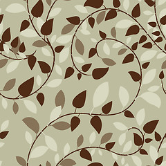 Image showing seamless floral pattern