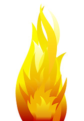 Image showing fire background