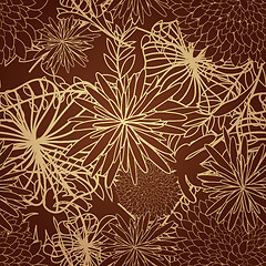 Image showing seamless floral pattern