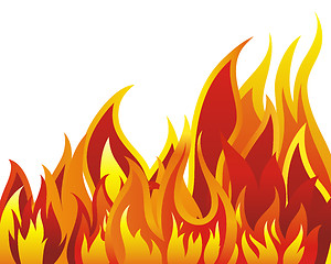 Image showing fire background