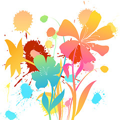 Image showing floral background