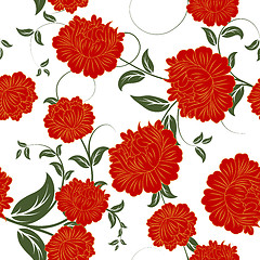 Image showing seamless floral pattern