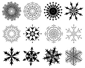 Image showing snowflakes