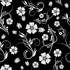 Image showing seamless floral pattern