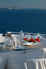 Image showing beautiful restaurant setting