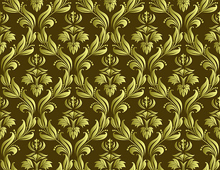 Image showing seamless damask pattern