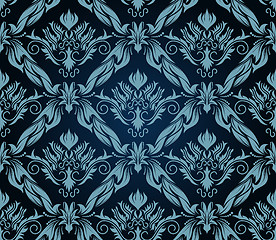 Image showing seamless damask pattern