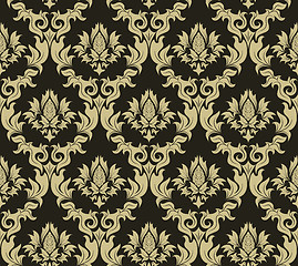 Image showing seamless damask pattern