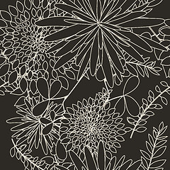 Image showing seamless floral pattern