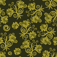 Image showing seamless floral pattern