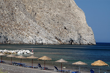 Image showing perissa beach