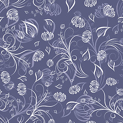 Image showing seamless floral pattern